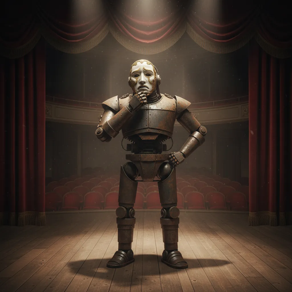 Робот на сцене